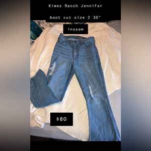 Kimes Ranch Jennifer Light Wash Boot Cut